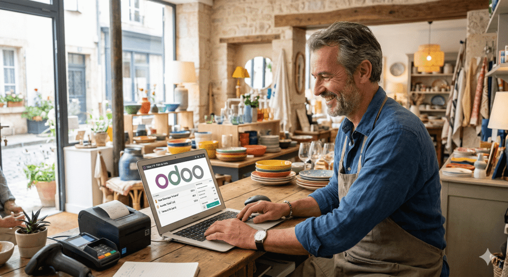 Commercant utilisant la Caisse Odoo V19 Commercant utilisant la Caisse Odoo V19